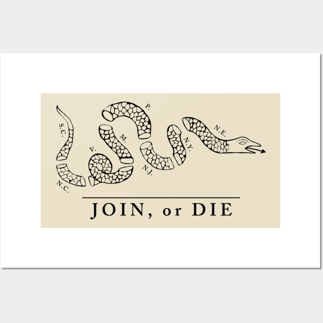 Join or Die Wall Art by NeilGlover